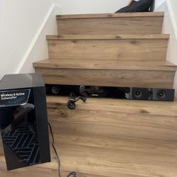 Samsung Powered Home Theater Sound Bar with Subwoofer