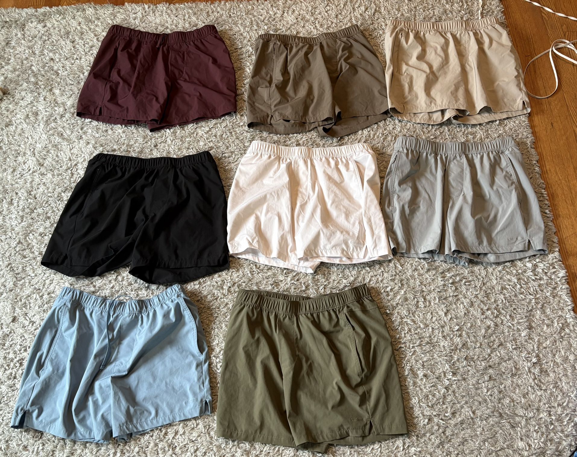 Hollister Men’s Athletic Shorts 8 Pairs Size Medium