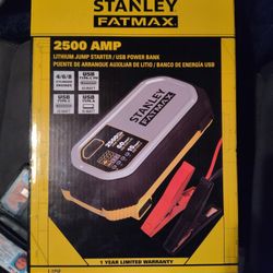 Stanley 2500 AMP LITHIUM JUMP STARTER 