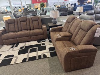 Wolfridge Reclining Sofa Loveseat Recliner Color Options Fast Delivery Only $39 Down Payment 👉 PLEASE ASK FOR JON GREEN WHEN YOU ARRIVE!