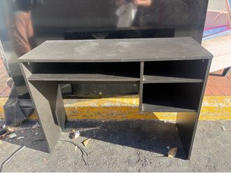 Black desk