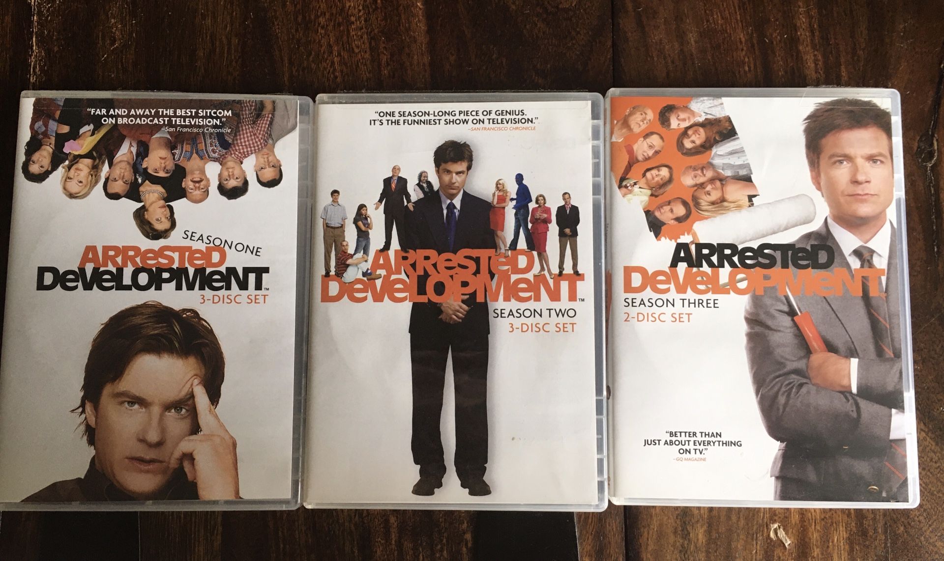 Arrested Development DVDs
