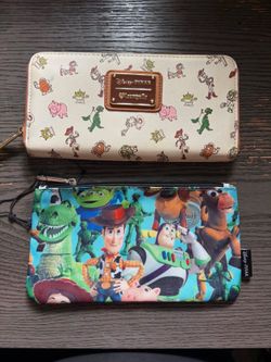 Toy Story Loungefly wallet with extra bag