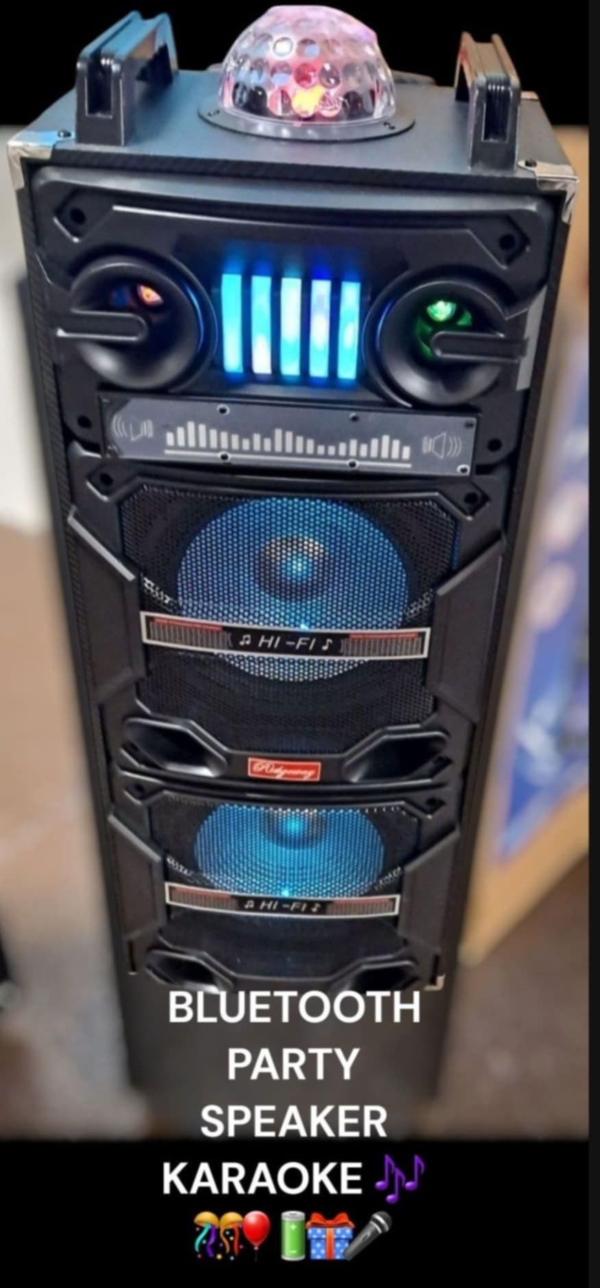 BLUETOOTH PARTY KARAOKE SPEAKER ππ€πΆπ₯³π΅π
