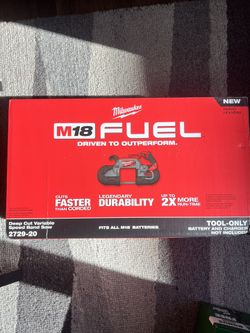 M18 FUEL 18V Lithium-Ion Brushless Cordless Deep Cut Band Saw (Tool-Only) 