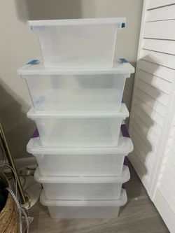 storage boxes 6