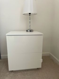Two light up night stands