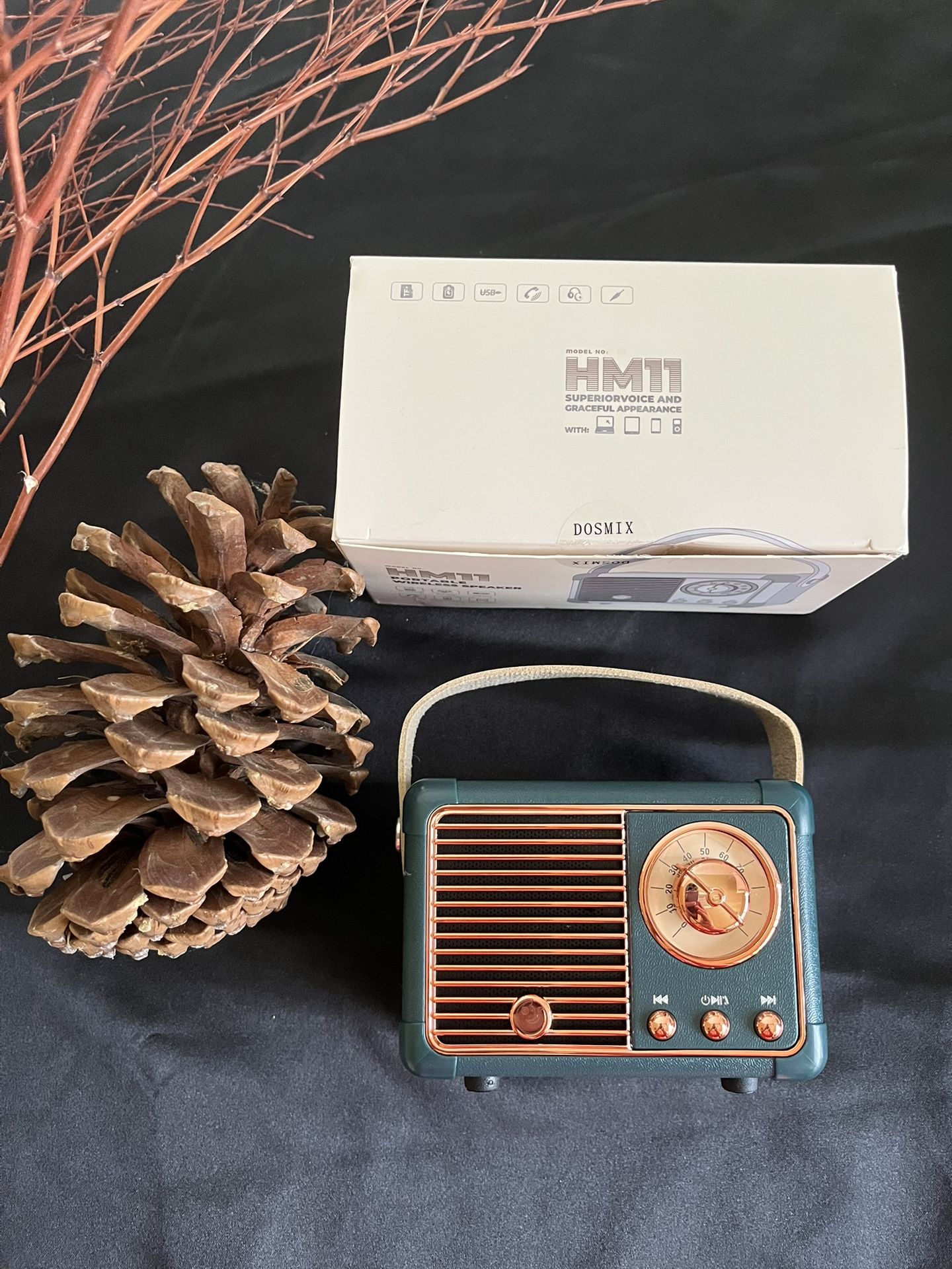 Vintage Bluetooth Mini Speaker