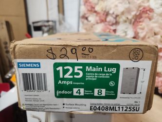 Siemens
EQ 125 Amp 4-Space 8-Circuit Main Lug Surface Mount Indoor Load Center