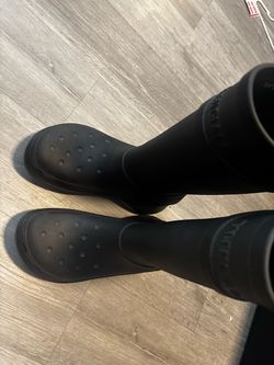 BALENCIAGA Croc boots