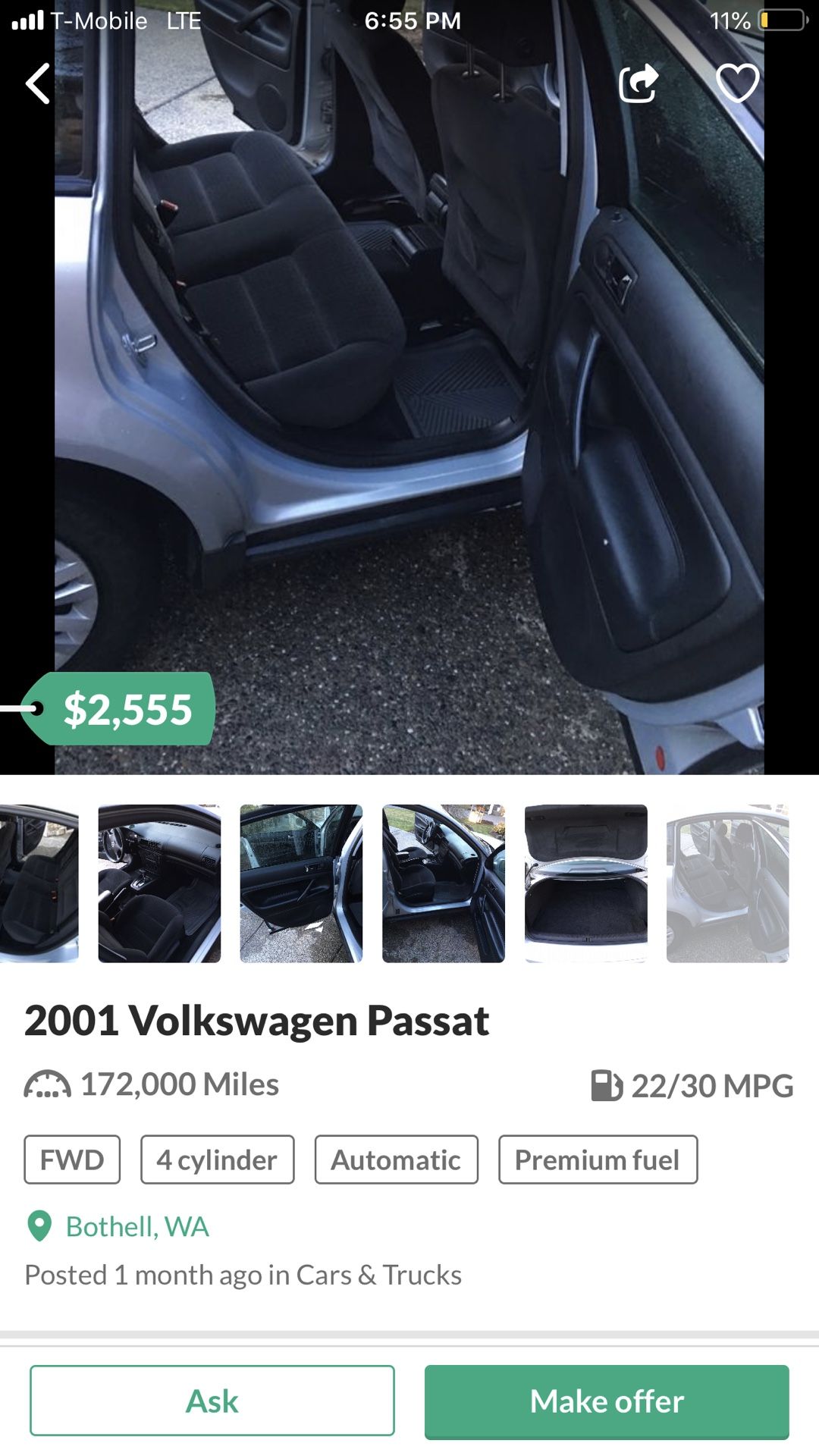 2001 Volkswagen Passat