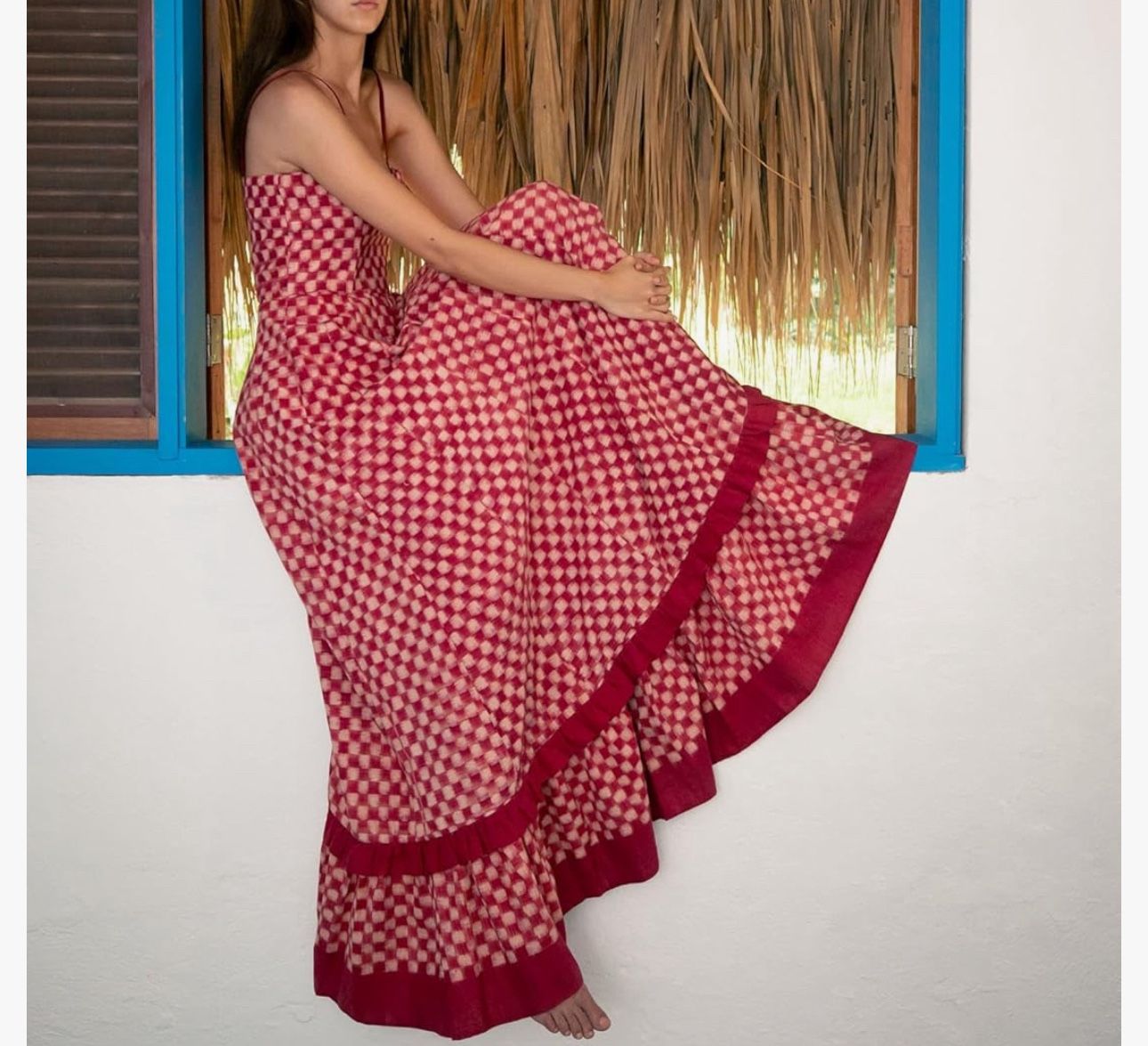 RED CHECKMATE DRESS