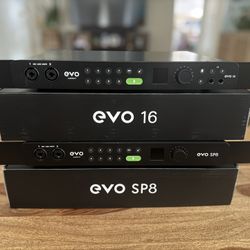 Audient Evo 16/SP8 16in/16out USB-C Audio Interface 16 CHANNEL RECORDING RIG
