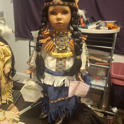 Porcelain NATIVE DOLLS