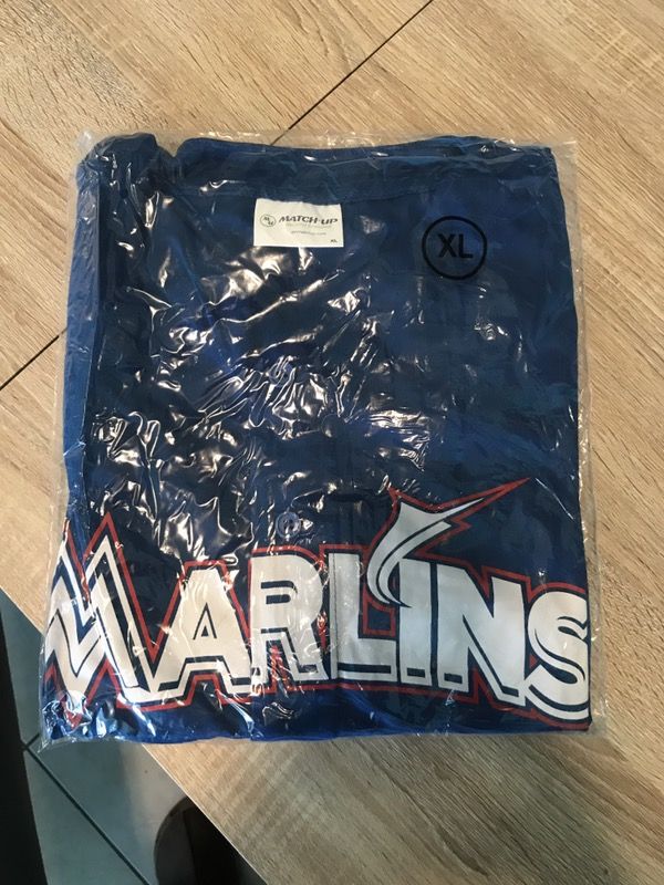 MATCH UP MLB MIAMI MARLINS DOMINICAN HERITAGE FLORAL JERSEY SIZE XL eg1