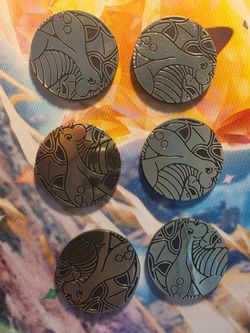 Set of 6 Dragonite Coins