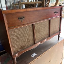 Vintage record radio player