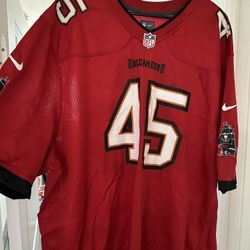 Rachaad white  Red Buccaneers Jersey