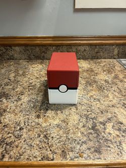 3D Printed Pokémon Card Holder Deck Box – Poké Ball Style Storage Case