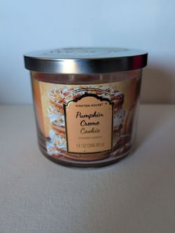 Delicious Scent! Pumpkin Creme Cookie Scented Candle