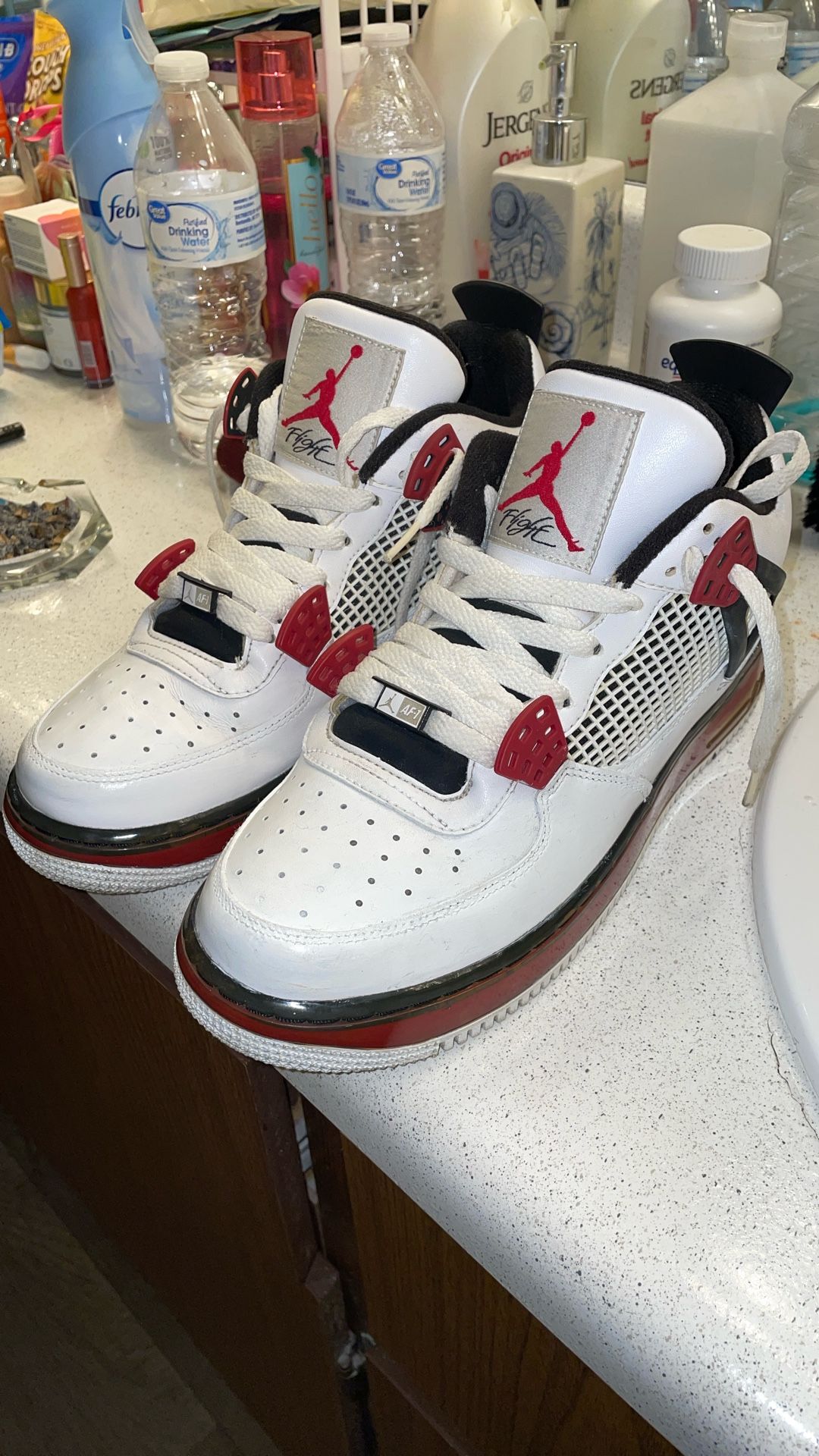 Jordan Fusion 4 Mix With Air Force Ones Retro