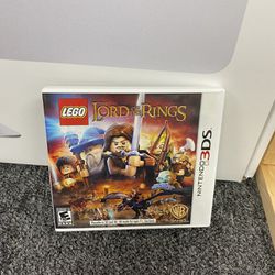 Lego the Lord of The Rings Nintendo 3DS Game