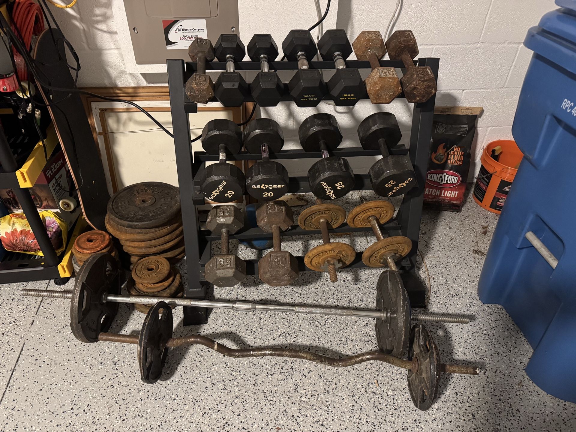Miscellaneous weight set