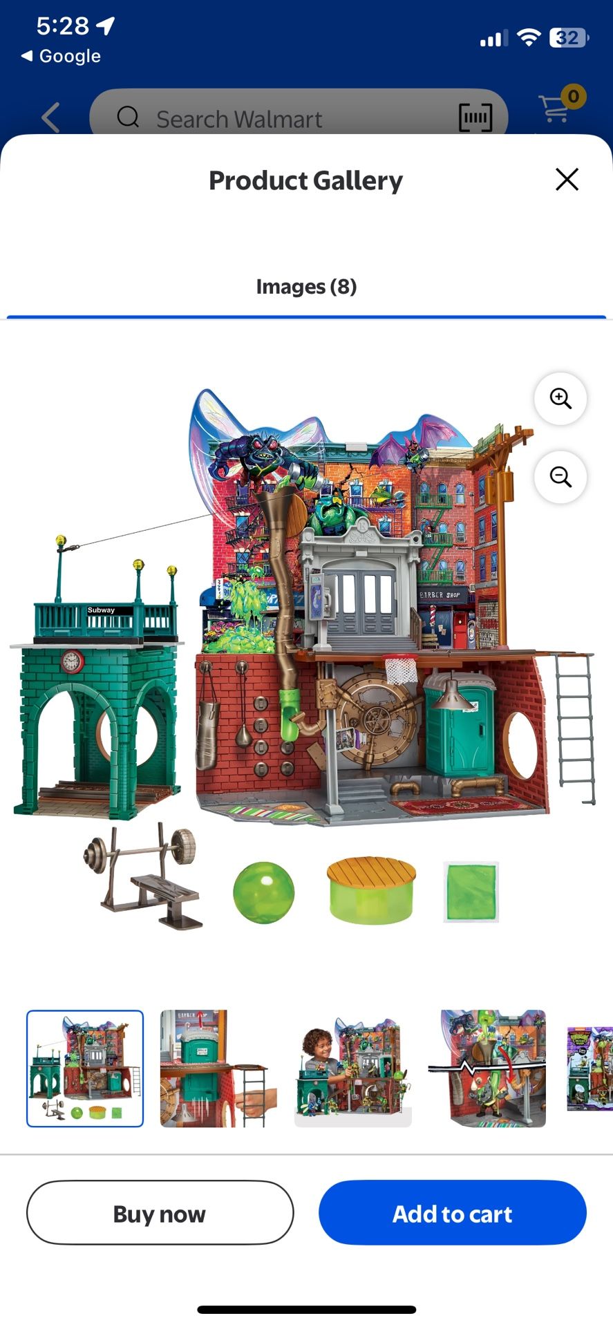 Playmates Toys Teenage Mutant Ninja Turtles Mayhem Sewer Lair Playset by Playmates Toys