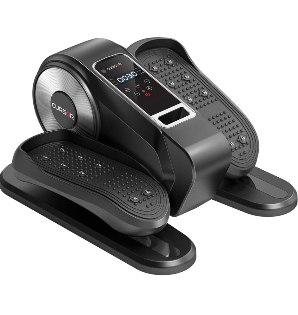 Under Desk Elliptical Machine, Electric Seated Pedal Exerciser, Mini Ellipse Leg