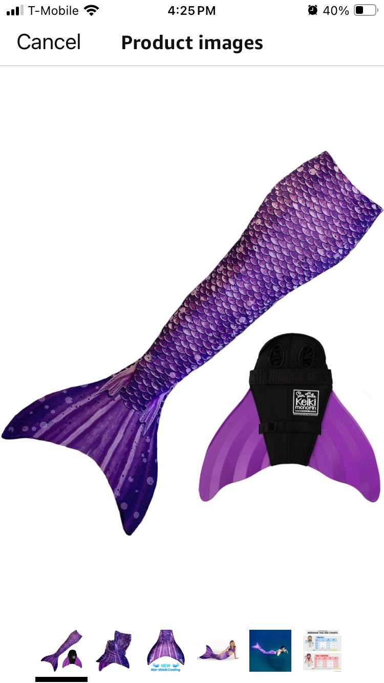 Mermaid tail and Uni-Fin