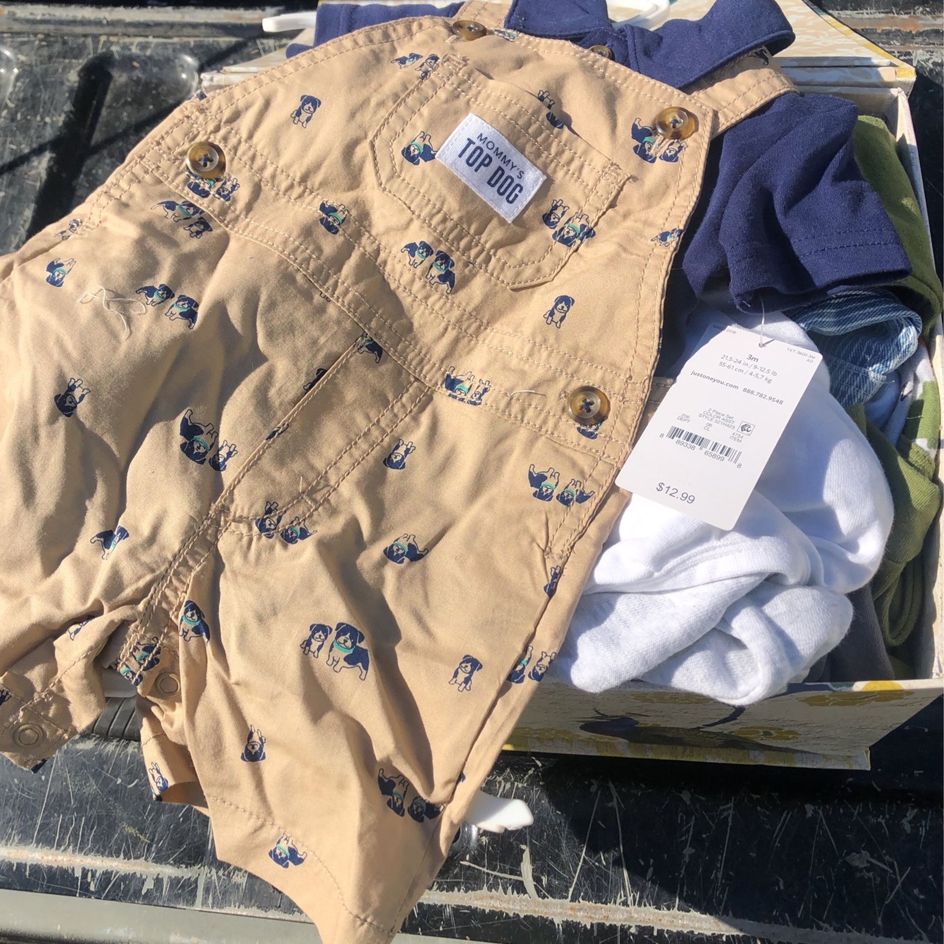 3-6 Baby Boy Clothes New