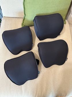 Car Neck Pillow, Headrest Pillow with Adjustable Strap, Soft Memory Foam Ergonomic Design