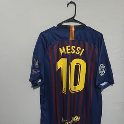FC Barcelona 2018-19 Home Messi Jersey (medium Large XL 2X)