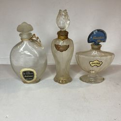Vintage Shalimar Perfume Bottles 