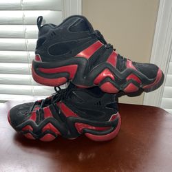 Adidas Kobe Bryant Crazy 8 466948 Bred Black/Red Basketball Sneaker Shoes US 8.5