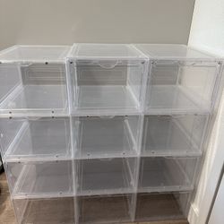 Clemate Upgraded X-Large Shoe Organizer,Shoe Storage Organizer 21 Packs