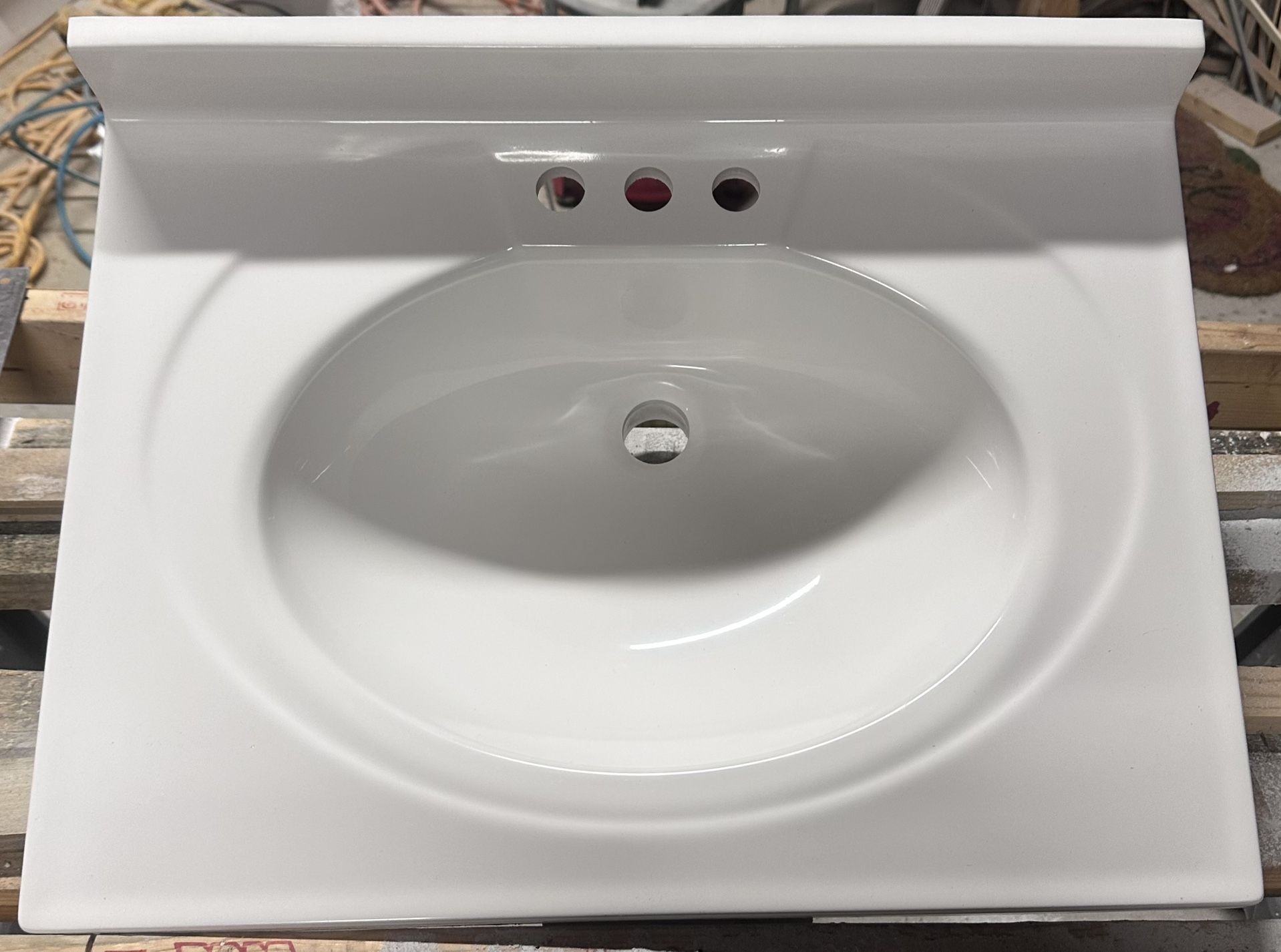25 X 19 Vanity Top White