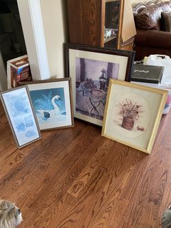 Assortment Of Framed Pictures