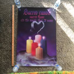 Sacred Candles (fun poster!)
