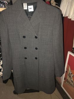 Woman’s DKNY Classic Double Breasted Coat