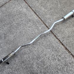 Olympic EZ curl bar with locks