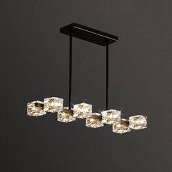Crystal Pendant Lights Fixture with 8-Lights