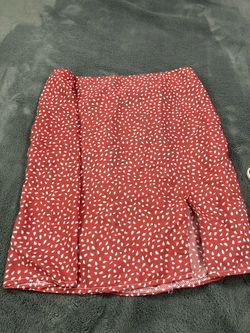 Red Short Skirt