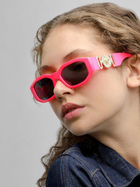 Versace Sunglasses Pink  & Gold  Women's Men's Original 