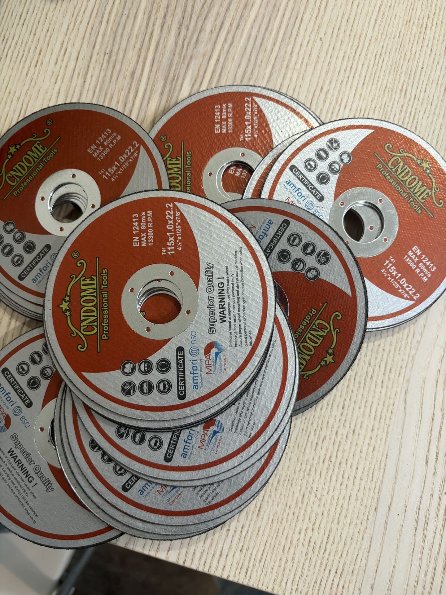 $1 Each discos para cortar metal