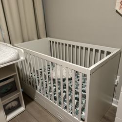 Ikea Stuva Crib/Dresser/Changing Table Set