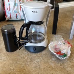 Mr Coffee Drip Coffee Maker And Bean Grinder