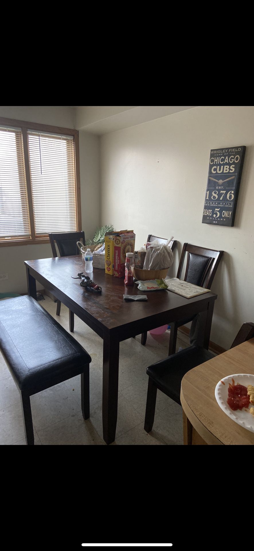 Dining Table W/Bench 