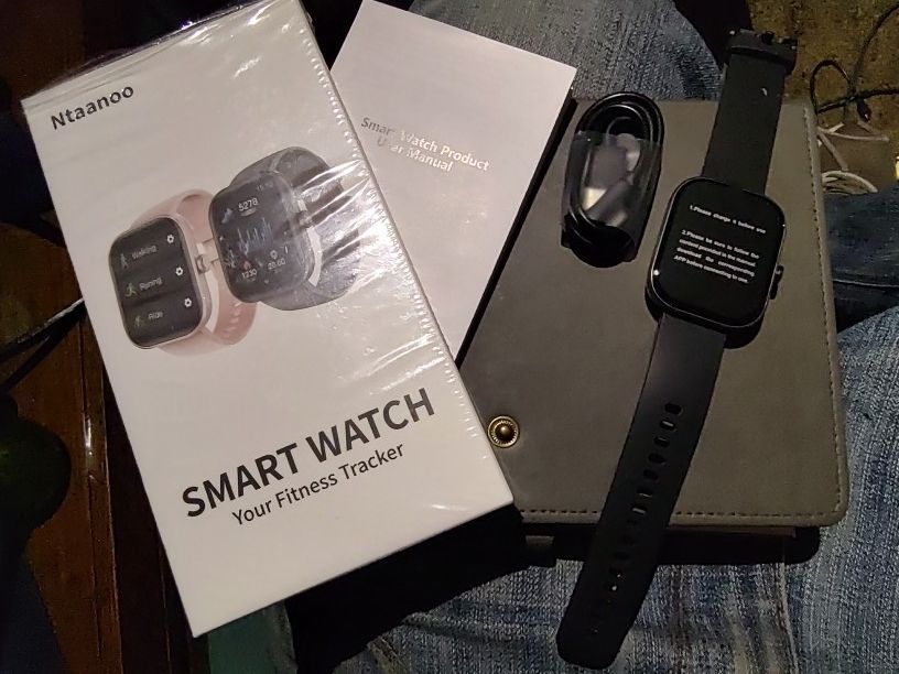 T60 Black TouchFitness Tracker Watch