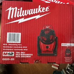 Milwaukee M12 Fan